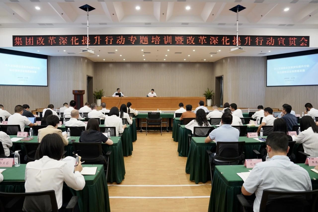 省Z6尊龙凯时集团召开鼎新深入提升行动专题培训暨鼎新深入提升行动宣贯会